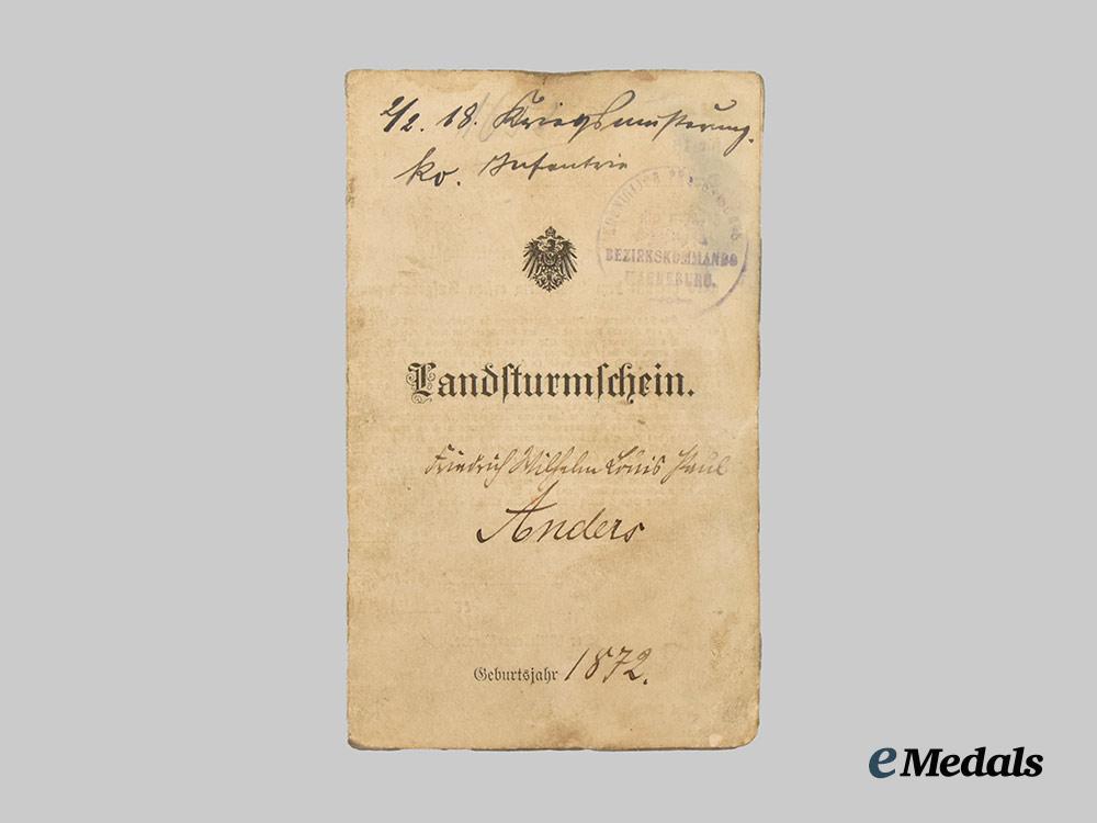 germany,_imperial._a_mixed_lot_of_photographs_and_documents_for_first_world_war_and_freikorps_service___m_n_c0421