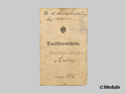germany,_imperial._a_mixed_lot_of_photographs_and_documents_for_first_world_war_and_freikorps_service___m_n_c0421