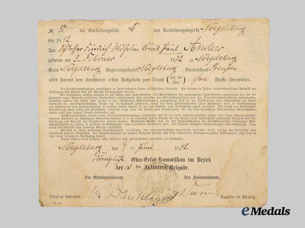 germany,_imperial._a_mixed_lot_of_photographs_and_documents_for_first_world_war_and_freikorps_service___m_n_c0422