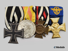 Germany, Imperial. A Medal Bar for Meritorious Combat and Police Service