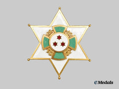 Burundi. An Order of Civil Merit, Grand Cross Star