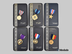 United States. Six Decorations & Awards in Case