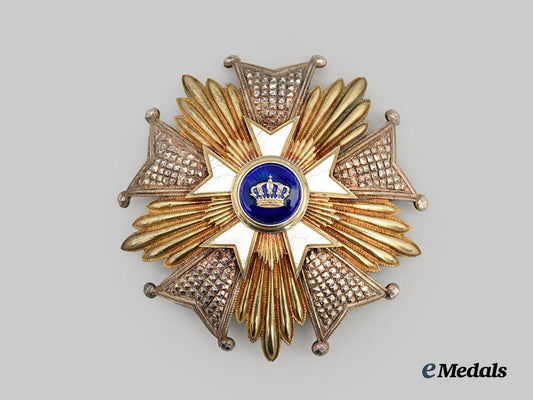 belgium,_kingdom._an_order_of_the_crown,_grand_officer’s_breast_star,_c.1920___m_n_c0478