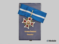 Romania, Kingdom. An Order of the Crown of Romania, Commander, (1932-1938), by Joseph Resch