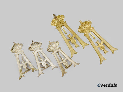 yugoslavia,_kingdom._a_lot_of_five_alexander_i_epaulette_insignias___m_n_c0490