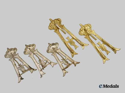 yugoslavia,_kingdom._a_lot_of_five_alexander_i_epaulette_insignias___m_n_c0491