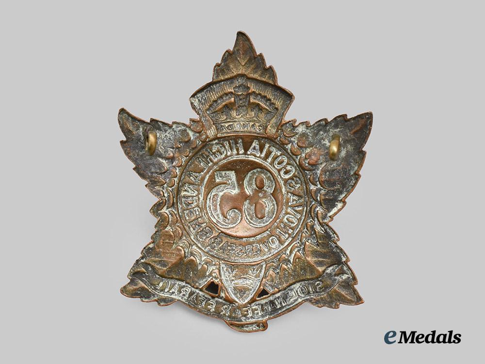 canada,_c_e_f._a85th_infantry_battalion"_nova_scotia_highlanders"_glengarry_badge___m_n_c0500