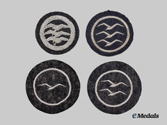 Germany, DLV. A Mixed Lot of Glider Proficiency Badges, Cloth Versions