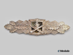 Germany, Wehrmacht. A Close Combat Clasp, Silver Grade, by Steinhauer & Lück