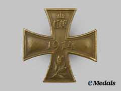 Saxe-Coburg and Gotha, Duchy. A War Commemorative Cross, Pinback Version, c. 1935