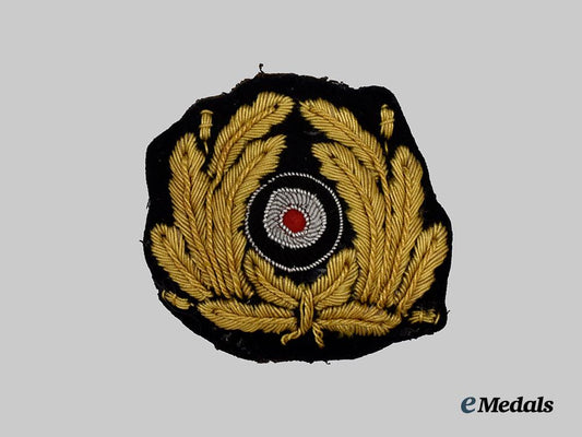 germany,_kriegsmarine._a_set_of_officer’s_visor_cap_insignia___m_n_c0530