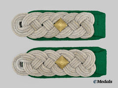 Germany, Ordnungspolizei. A Set of Schutzpolizei Oberstleutnant Shoulder Boards