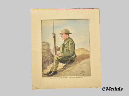 canada,_c_e_f._two_watercolour_on_paper_paintings_of_a20th_battalion_soldier,_by_pte._jukes,1918___m_n_c0585