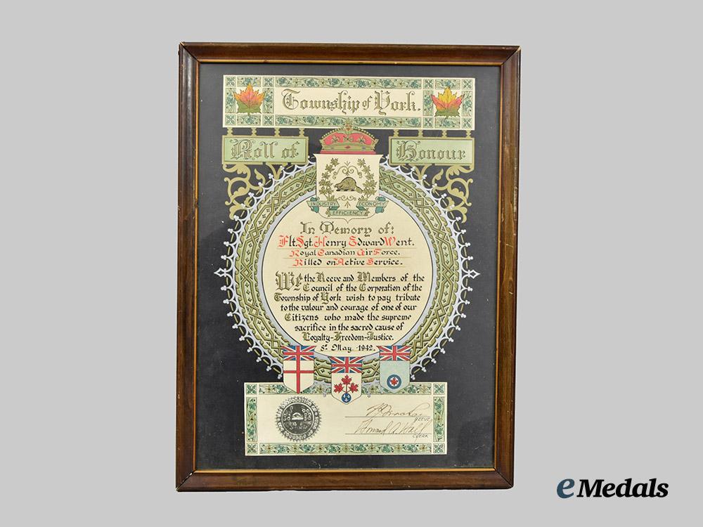 canada,_commonwealth._a_lot_of_six_city_honour_roll_documents_for_second_war_soldiers___m_n_c0592