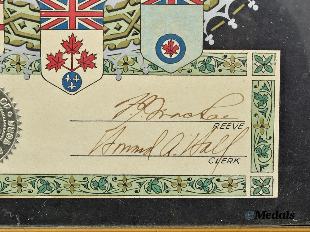 canada,_commonwealth._a_lot_of_six_city_honour_roll_documents_for_second_war_soldiers___m_n_c0593