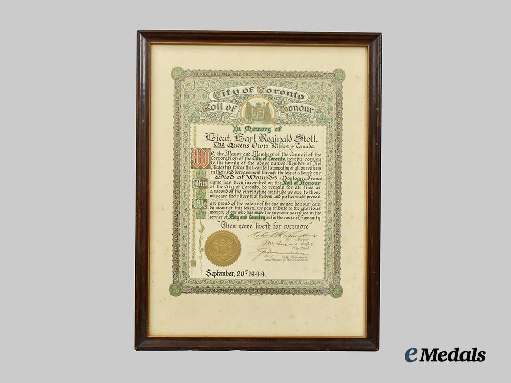 canada,_commonwealth._a_lot_of_six_city_honour_roll_documents_for_second_war_soldiers___m_n_c0599