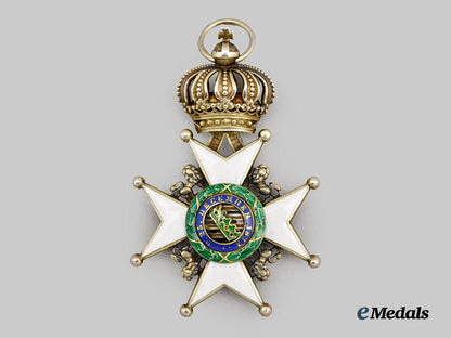 saxe-_ernestine,_duchy._a_house_order_of_saxe-_ernestine,_i_class_knight_with1914-1918_war_dates___m_n_c0603