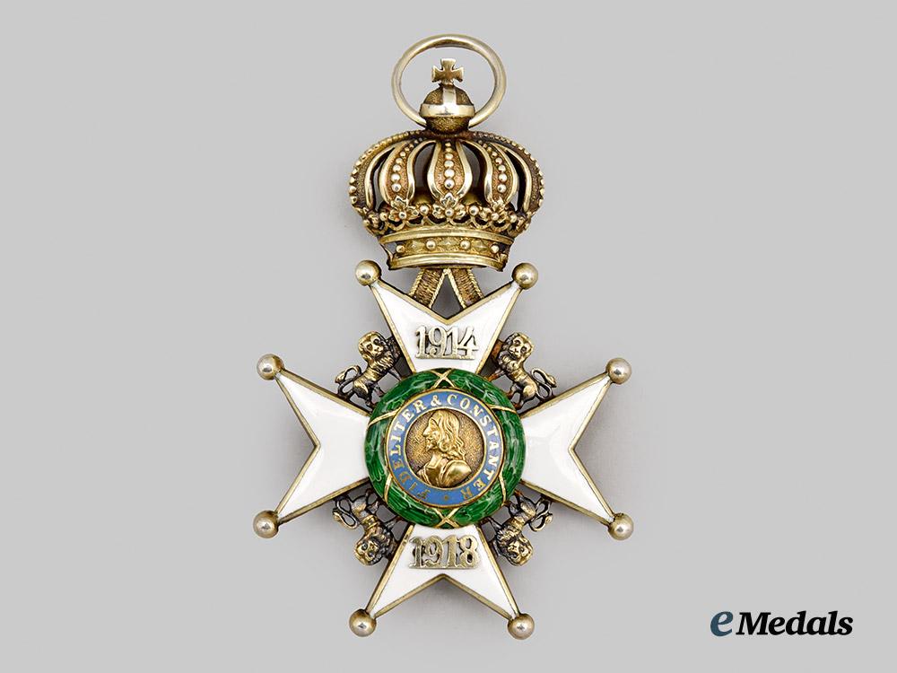 saxe-_ernestine,_duchy._a_house_order_of_saxe-_ernestine,_i_class_knight_with1914-1918_war_dates___m_n_c0604