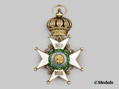 saxe-_ernestine,_duchy._a_house_order_of_saxe-_ernestine,_i_class_knight_with1914-1918_war_dates___m_n_c0604