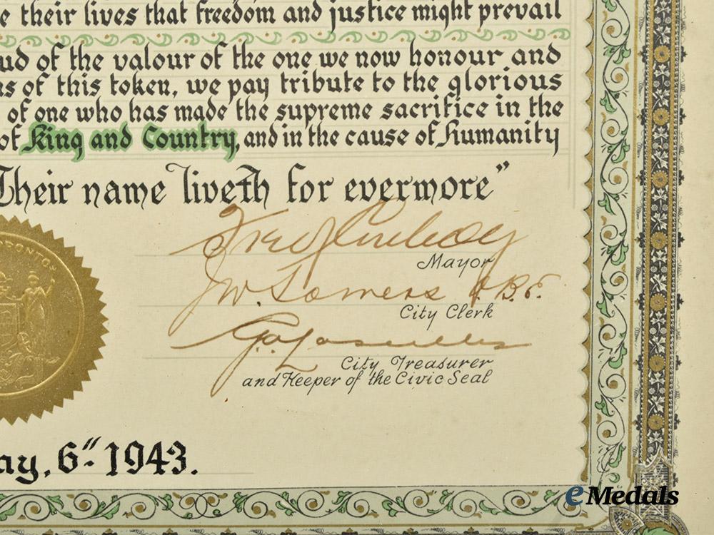 canada,_commonwealth._a_lot_of_six_city_honour_roll_documents_for_second_war_soldiers___m_n_c0605