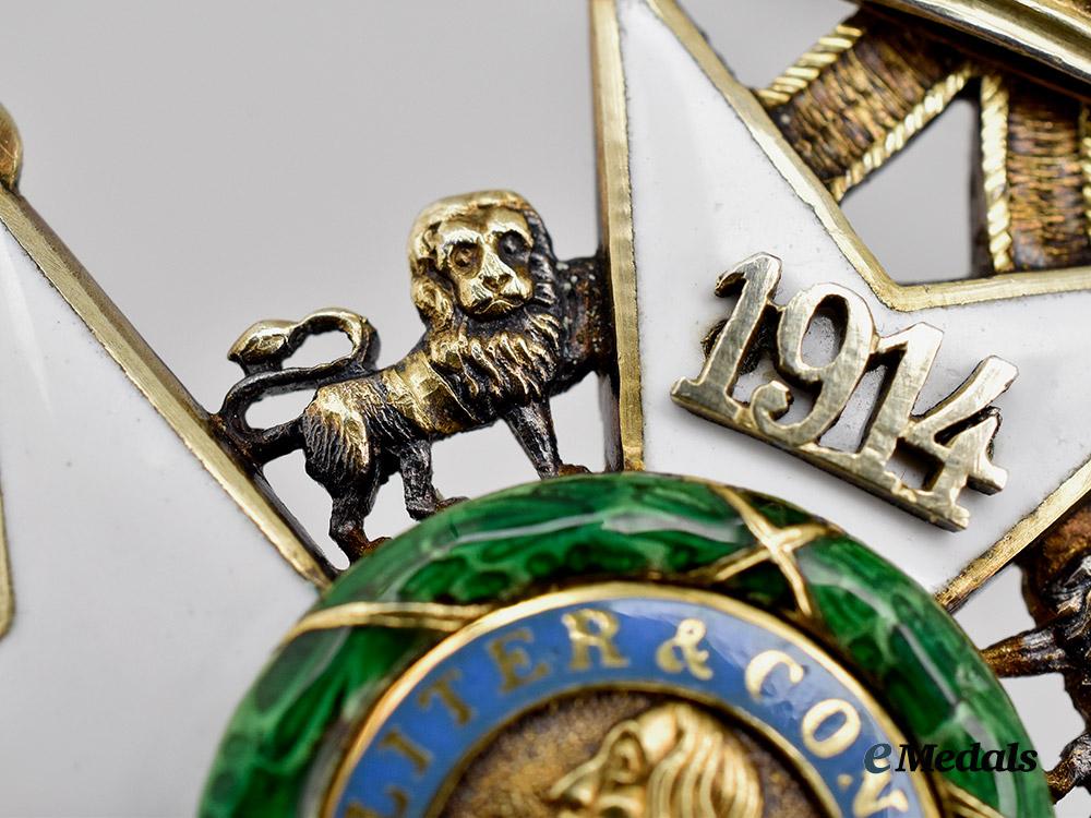 saxe-_ernestine,_duchy._a_house_order_of_saxe-_ernestine,_i_class_knight_with1914-1918_war_dates___m_n_c0609