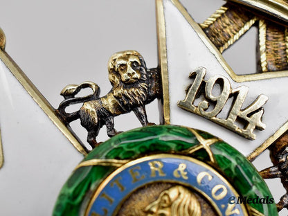 saxe-_ernestine,_duchy._a_house_order_of_saxe-_ernestine,_i_class_knight_with1914-1918_war_dates___m_n_c0609