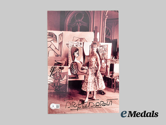 united_states._a_signed_photograph_of_brigitte_bardot_in_pablo_picasso’s_studio___m_n_c0626