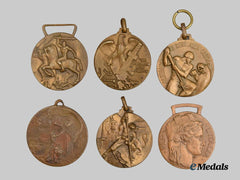 Italy, Kingdom. A Lot of Six Italian Medals