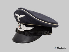 Germany, Luftwaffe. A Rare 1st Fallschirm-Panzer Division Hermann Göring EM/NCO’s Visor Cap, by Schellenberg