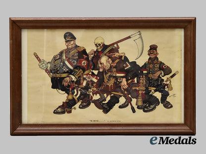 united_states._a_framed_print_of“_il_duce…”,_by_arthur_szyk___m_n_c0651