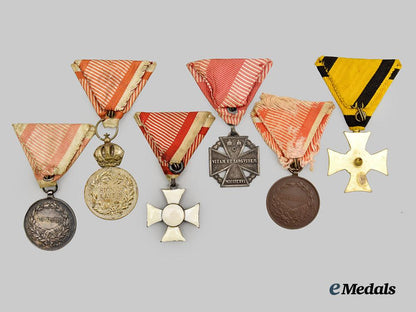 austria,_imperial._a_lot_of_six_decorations___m_n_c0671