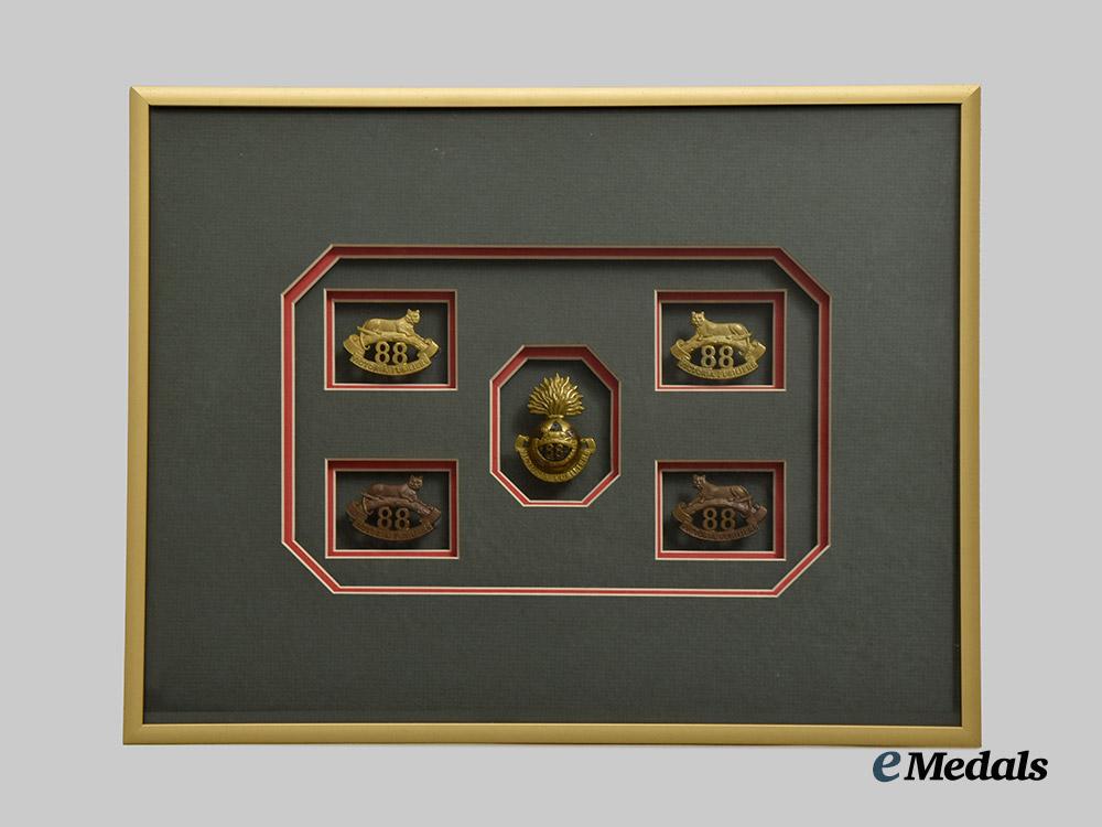 canada,_dominion._a_framed_set_of88th_regiment,_victoria_fusiliers_badges,_c.1900___m_n_c0676