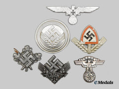 Germany, Third Reich. A Mixed Lot of Badges and Insignia