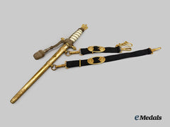 Germany, Kriegsmarine. An Officer’s Dress Dagger, with Hanger, by F.W. Höller