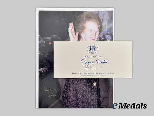 united_kingdom._a_large_signed_photograph_and_calling_card_by_former_british_prime_minister_margaret_thatcher___m_n_c0680