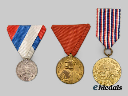 serbia,_kingdom._three_medals&_awards___m_n_c0683