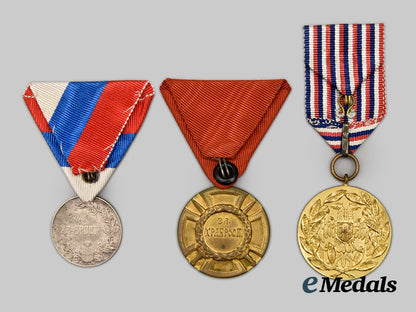 serbia,_kingdom._three_medals&_awards___m_n_c0684