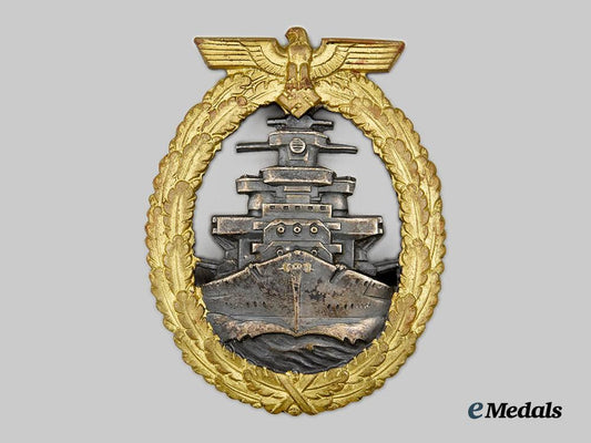 germany,_kreigsmarine._a_high_seas_fleet_badge,_by_schwerin___m_n_c0684