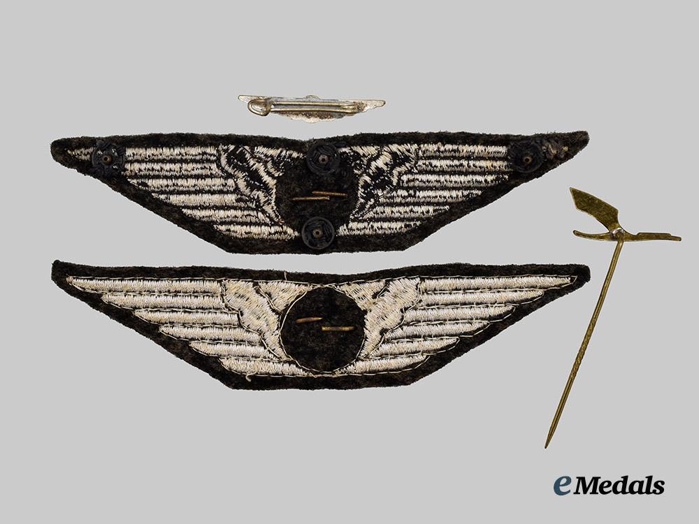 germany,_third_reich._a_lot_of_wiener_neustädter_flugzeugwerke_employee_insignia___m_n_c0706