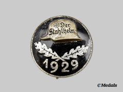 Germany, Der Stahlhelm. A 1929 Commemorative Service Badge, by Der Stahlhof Magdeburg
