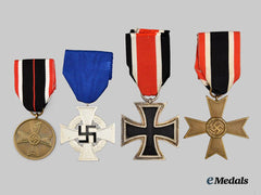 Germany, Wehrmacht. A Mixed Lot of Service Awards