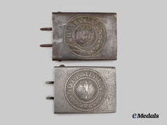 Germany, Heer. A Pair of Enlisted Personnel Belt Buckles