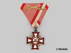 Austria, Imperial. A Military Merit Cross, III Class, with Swords, by Rothe