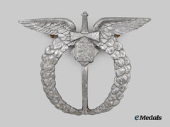 Czechoslovakia, I Republic. A Field Made Wartime Pilot Badge. c.1944