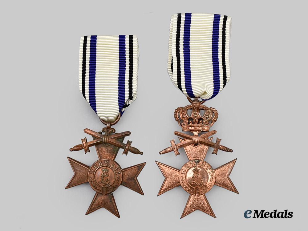 bavaria,_kingdom._a_pair_of_military_merit_crosses,_with_cases___m_n_c0801