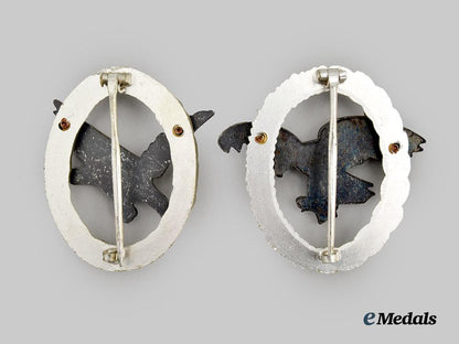germany,_federal_republic._a_pair_of_luftwaffe_badges,1957_versions___m_n_c0809