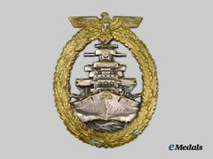 Germany, Kriegsmarine. A High Seas Fleet Badge, by Schwerin