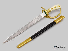 Germany, Third Reich. A Deutsche Jägerschaft Official’s Cutlass, by Carl Eickhron