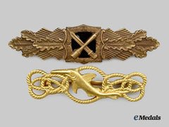 Germany, Federal Republic. A Pair of Wehrmacht Clasps, 1957 Versions