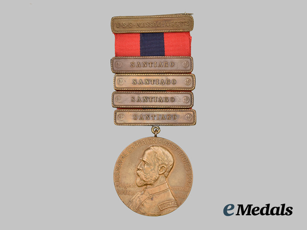 united_states._a_west_indies_naval_campaign_medal_to_leading_seaman_james_abbott,_u._s._s._massachusetts___m_n_c0840